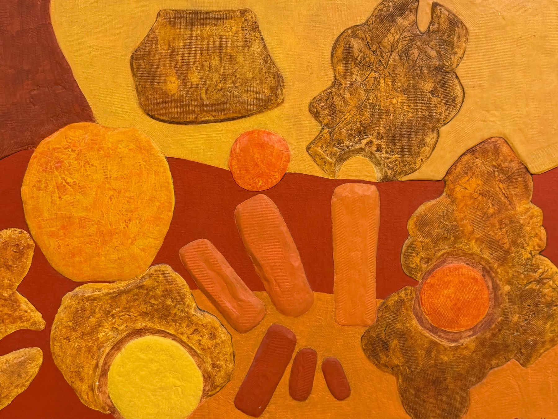 Dipinti: Abstrakte MARTHY 1978 Strukturierte Mixed Media Kunstwerk – Usato da Basel venduto da PAUL_ART 1