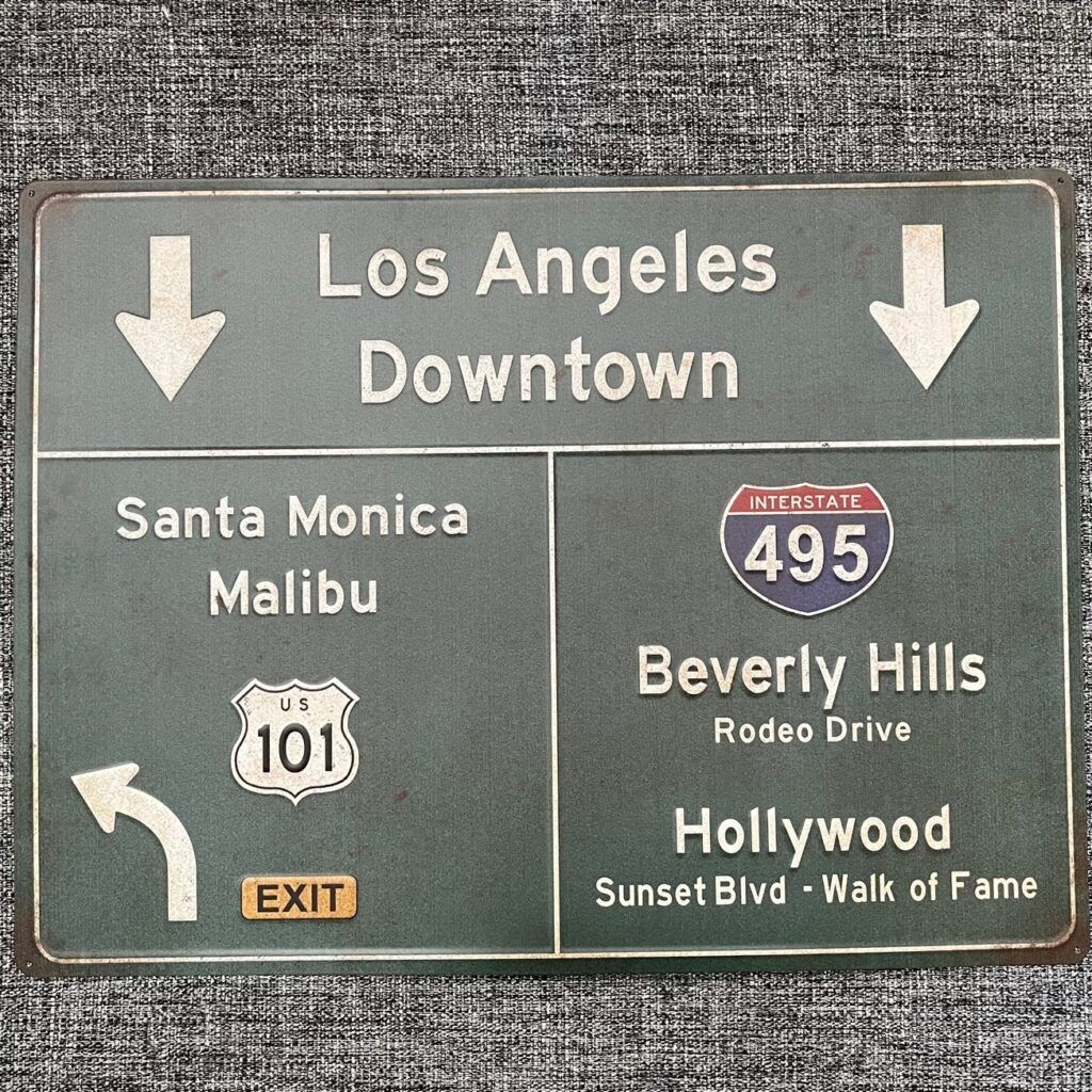 Insegne: Los Angeles Metal Art Schild – Nuovo (secondo la descrizione) da Schwyz venduto da rs-trend