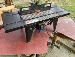 Oberfräsetisch inkl. Oberfräse. Mini Kehlmaschine.