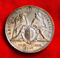 Medaille Fritschizug 1897, Zunft zu Safran Luzern