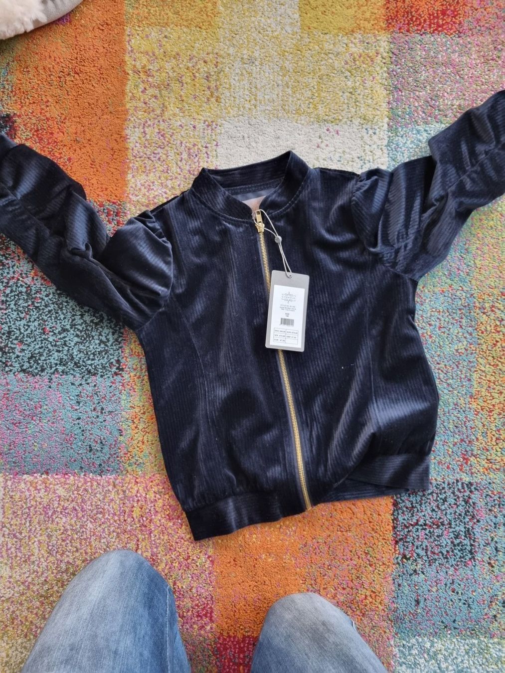 Giacche & Cappotti: Samtjacke 140 neu dunkelblau – Nuovo (secondo la descrizione) da Bad Zurzach venduto da Mfritzli