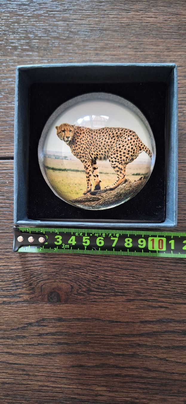 Bicchieri: Briefbeschwerer mit Gepard NEU OVP – Nuovo e nell'imballaggio originale da Arisdorf venduto da nde_q52j