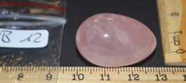 Deko – Heilstein B-12 – Rosa Quarz Ei - 30x20mm