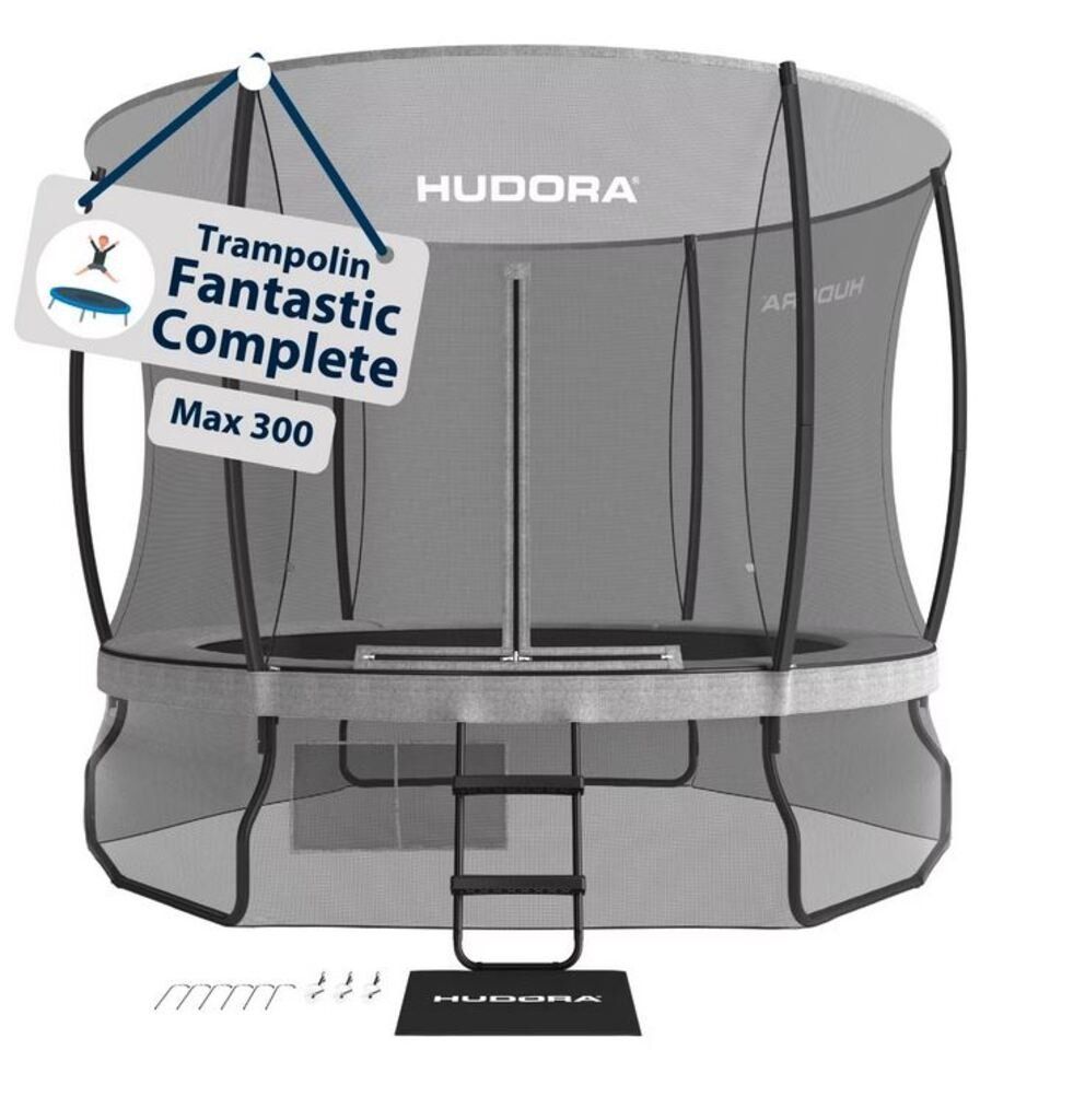 Hudora Trampoline: Hudora FANTASTIC COMPLETE Trampolin MAX 300 – Neu und originalverpackt aus Walenstadt von Trend-24