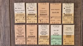 Billette 1984 Konvolut SBB Sammlung Posten 10 Stk
