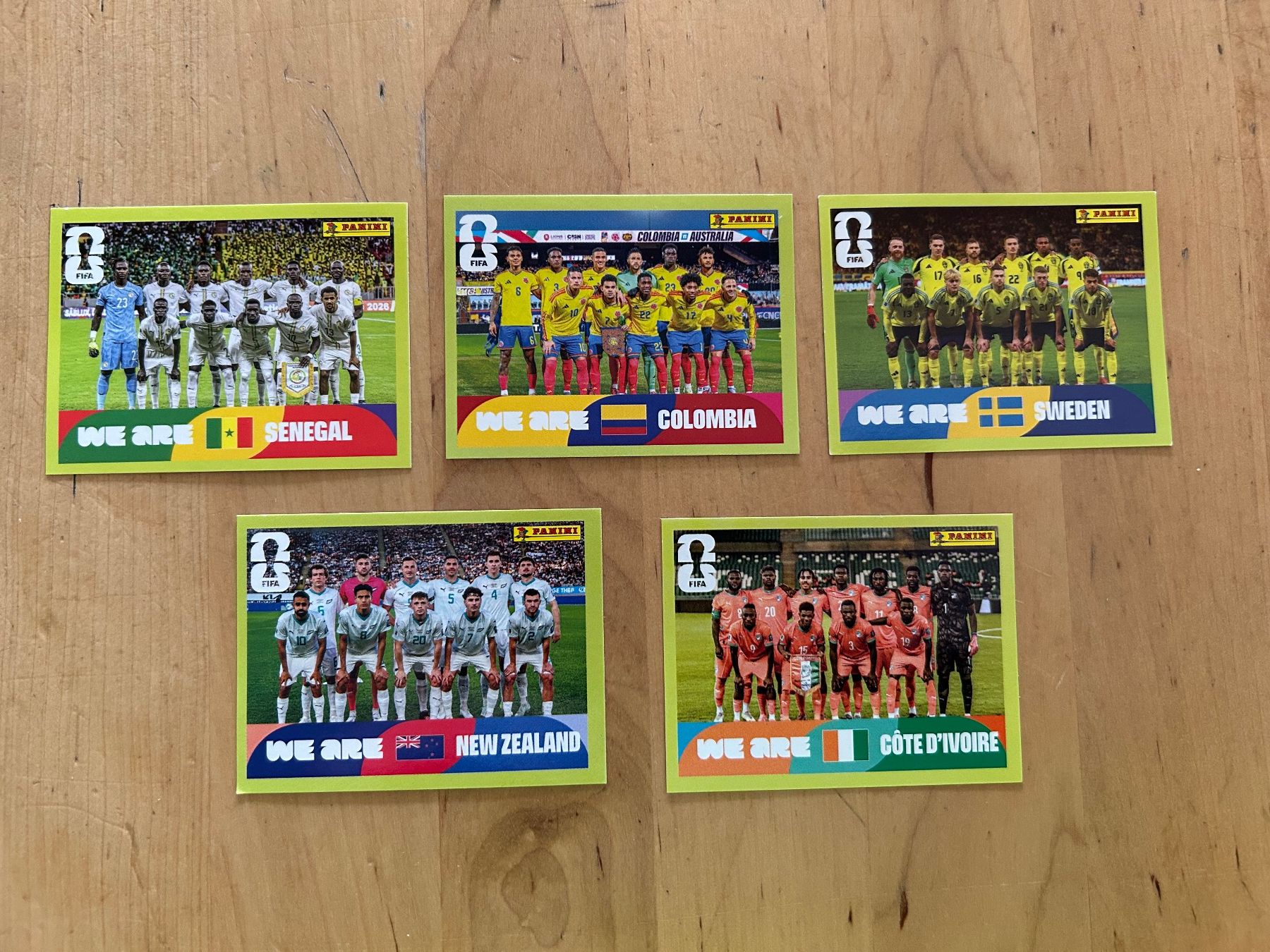 Panini Cartes à collectionner: 5x Panini WM 2026 Gruppen – D'occasion à Meienried par janosch7