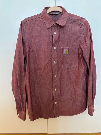 Carhartt L/S State Shirt  Bordeaux/Cordovan  Grösse M