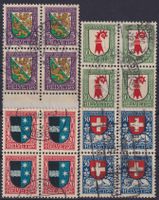 1926, Pro Juventute: J37-40 Serie Viererblöcke, Kat: 215.-