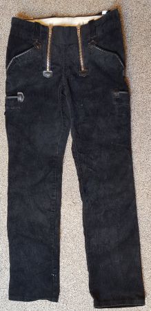 FHB Greta Zimmermannshose Damen Cord schwarz ohne Schlag