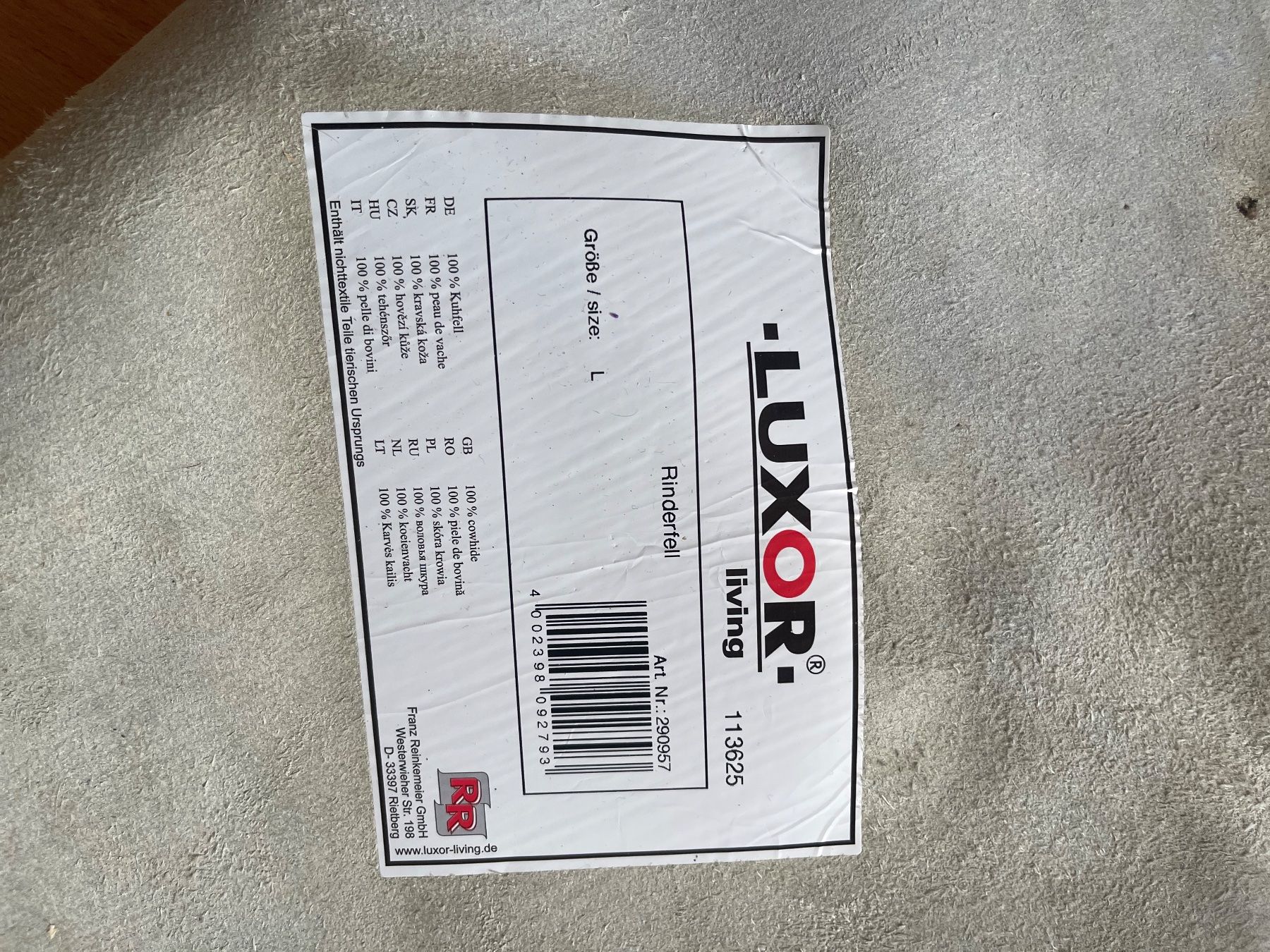 Teppiche: Tapis peau de vache – Gebraucht aus Cortébert von Caryl29 1
