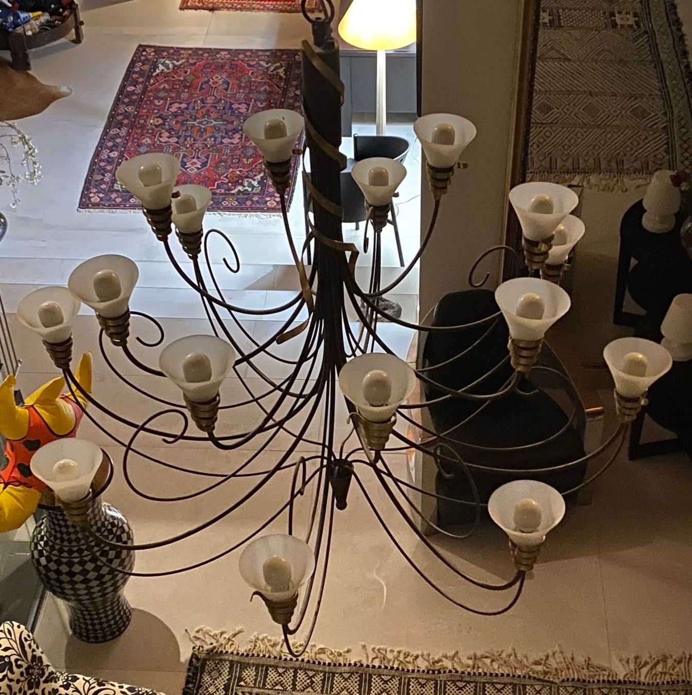 Lampade: grand lustre à 16 branches – Usato da Romont FR venduto da jeanne110 4