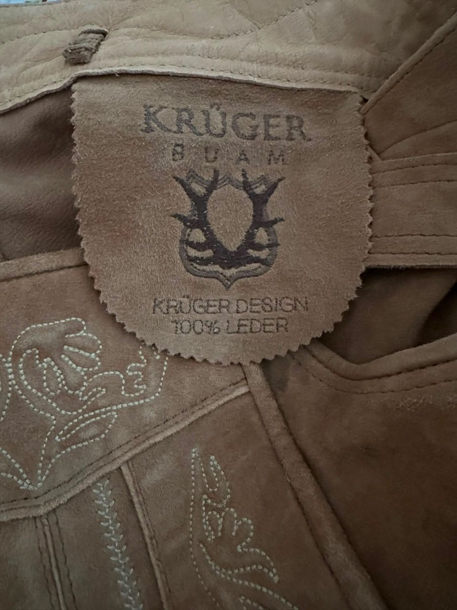 Krüger Pantaloni: Kruger Trachtenlederhose Grösse 52 – Nuovo (secondo la descrizione) da Binningen venduto da Yuliya15 2