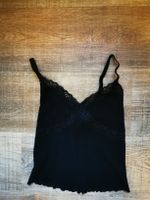 Schwarzes Spitzen Top Gr. S/P, ideal für den Sommer, Top Zus