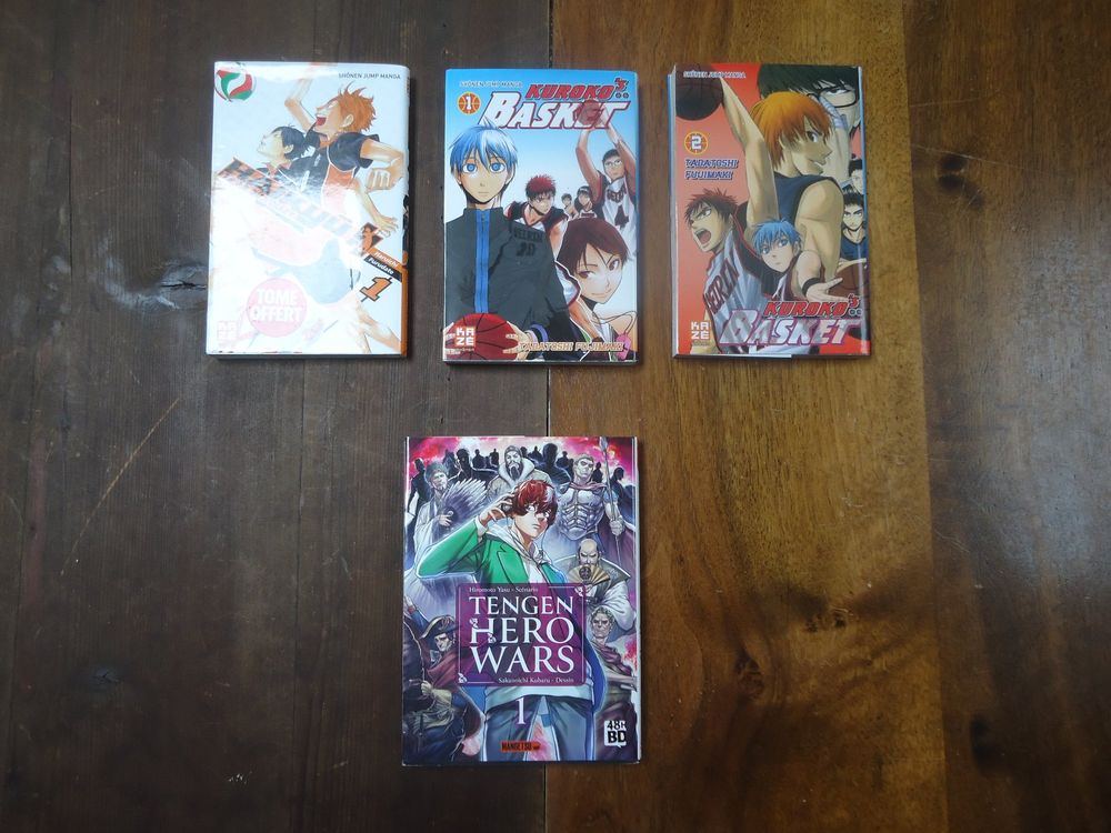 Fumetti: 4 mangas divers – Usato da Vessy venduto da mafabe