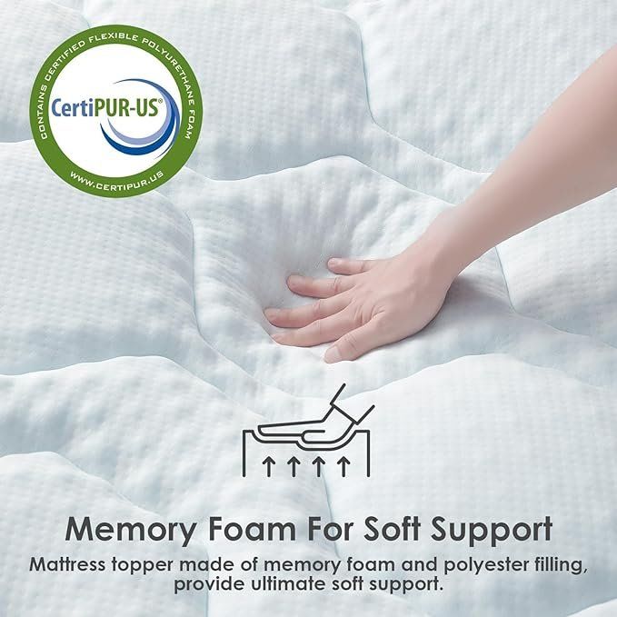 Matratzen: Gel Topper Boxspringbett Matratzentopper Memory Foam 90x200 – Neu und originalverpackt aus Herisau von Zevora 4