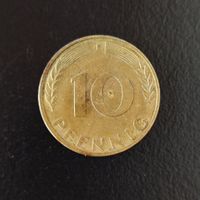 10 Pfennig Münze Deutschland 1950