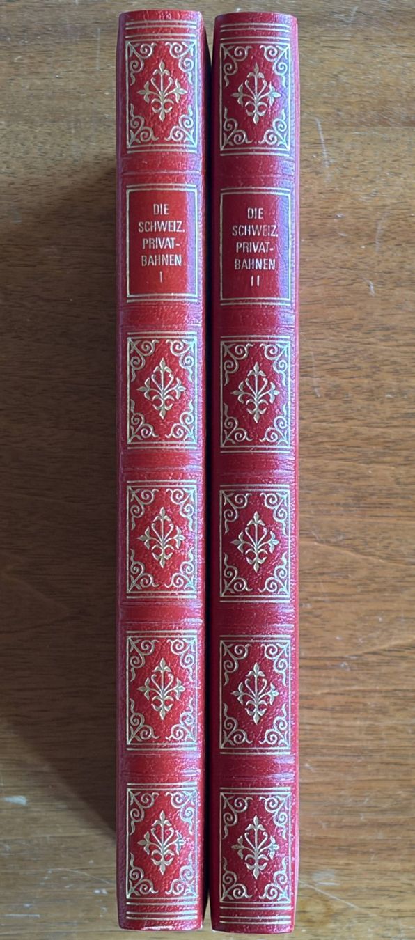 Libri: Die Schweizerischen Privatbahnen, Band I und II – Usato da Oberkulm venduto da OHO19 6