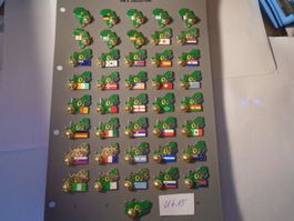 41 Tlg. Pin Sammlung FIFA Fussball WM 2010 Suedafrika (U615)