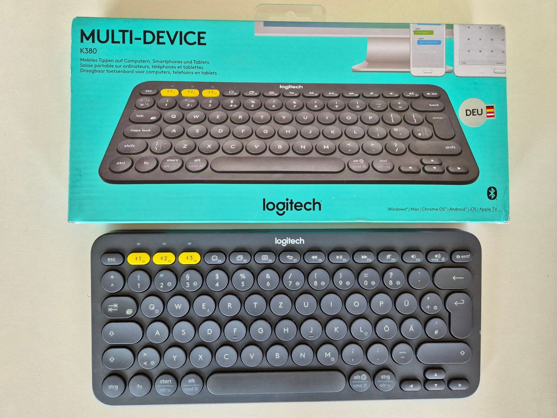 Logitech Tastaturen: Logitech K380 - Multi Device Tastatur mit Bluetooth – Gebraucht aus Affoltern am Albis von