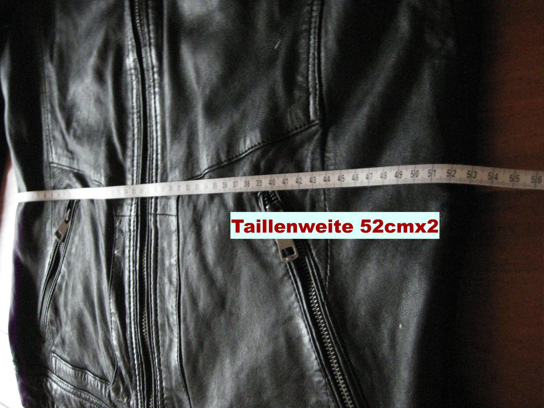 Jacken: Echt Lederjacke Bikerstyle black Marke: JCC Gr.52 – Neu (gemäss Beschreibung) aus Steinmaur von Daka36 9