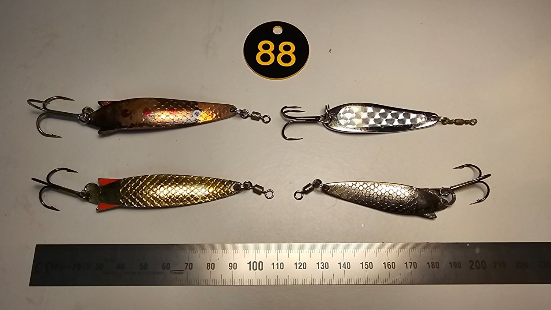 Abu Garcia Esche: Angelköder Köder Löffel Blinker Spoon 4er Set Abu Toby – Usato da Abtwil SG venduto da Fischerei_Artikel
