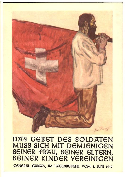 Postkarte "Das Gebet des Soldaten* | Kaufen auf Ricardo