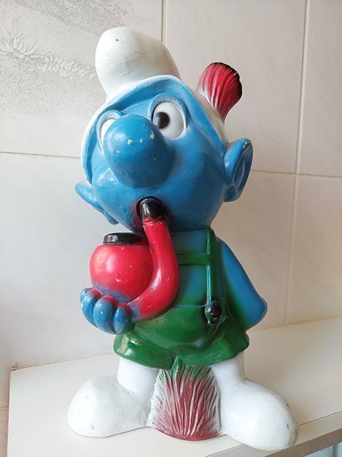Tutte le decorazioni: schtroumpf de jardin – Usato da Nyon venduto da tekkboy1968 2