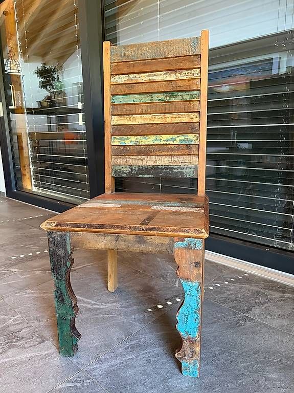 Set di tavolo e panche: Table et 4 chaises en bois à vendre – Usato da Arbaz venduto da cam_rqq2 2