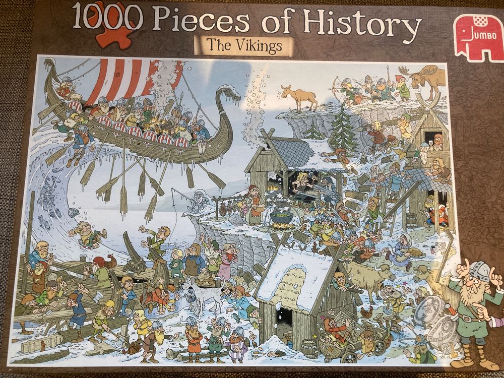 Puzzle King 5221 Funny Comics 1000 Pezzi - Divertente Rompicapo Per Adulti E Ragazzi, Dimensioni 49x68 Cm, Cartone Di Alta Qualità