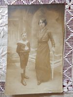 Antike Fotografie von 1916, Mit Widmung von Kommandant A.B.