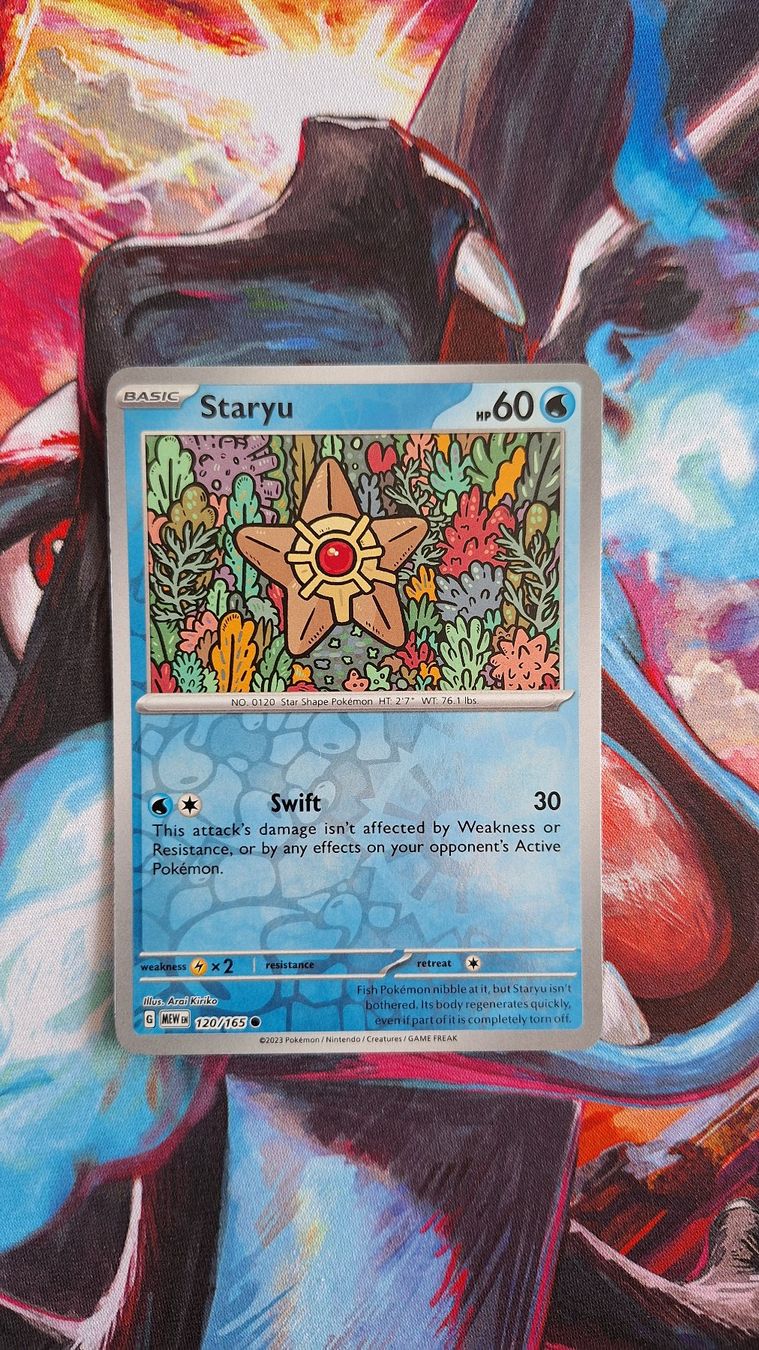 Pokémon Carte collezionabili: Staryu - Reverse Holo - Pokemon Mew 151 – Usato da Altstätten SG venduto da GGsGameshop
