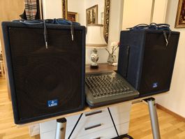Komplette PA-Anlage – Evolution 400E Powermixer + LEM PFM 12