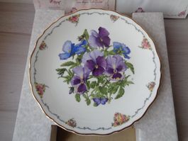 ROYAL ALBERT TELLER PANSIES NEU MIT CERTIFICATE ZERTIFIKAT