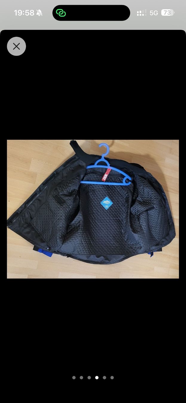 Giacche: Blouson moto IXS bleu/noir, M – Usato da Melide venduto da GiovanniBortolozzo 2