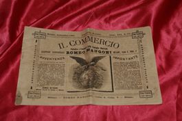 (75) Uralte Möbel Werbung Milano 1890 Original!Romeo Mangoni