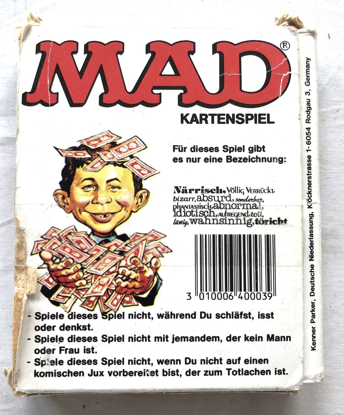 Parker Giochi: MAD - Kartenspiel – Usato da Schaffhausen venduto da durruti 3