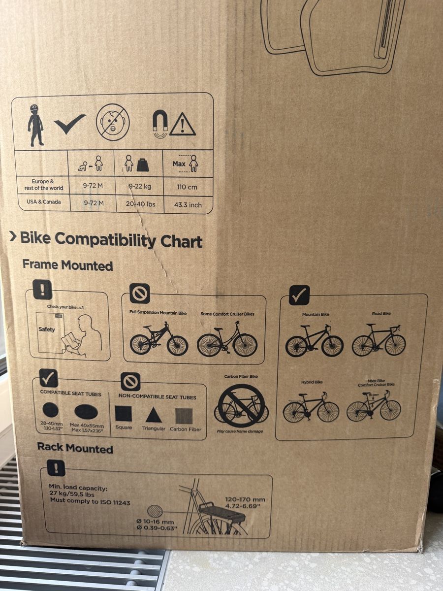 Thule Pezzi di ricambio: Thule Yepp Nexxt 2 Maxi mint - Neu & in OVP – Nuovo e nell'imballaggio originale da Engelburg venduto da Annis_Crew 4
