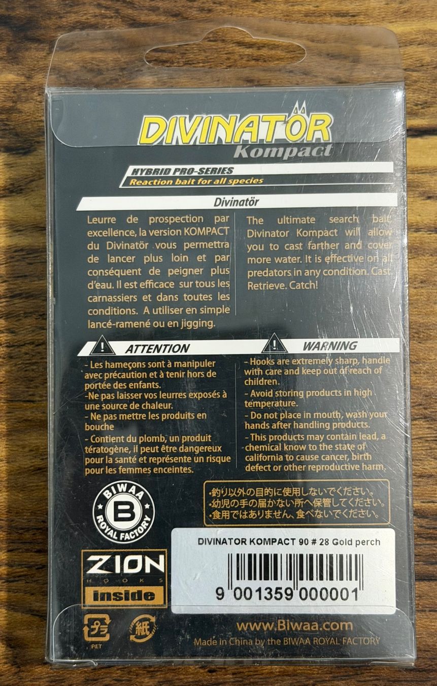 Esche: Biwaa Divinator Kompact - 90 mm / 56 gr – Nuovo e nell'imballaggio originale da Widnau venduto da Fishingtackle_Oggy 2