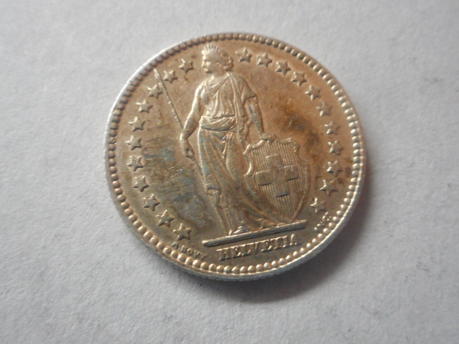 Tutti le monete: 2 Fr. 1955 silber  rar – Usato da Kriegstetten venduto da pizlad2010 3