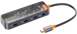 4smarts 540471 Lucid 4-in-1 4Port-Hub USB-C USB-3.1