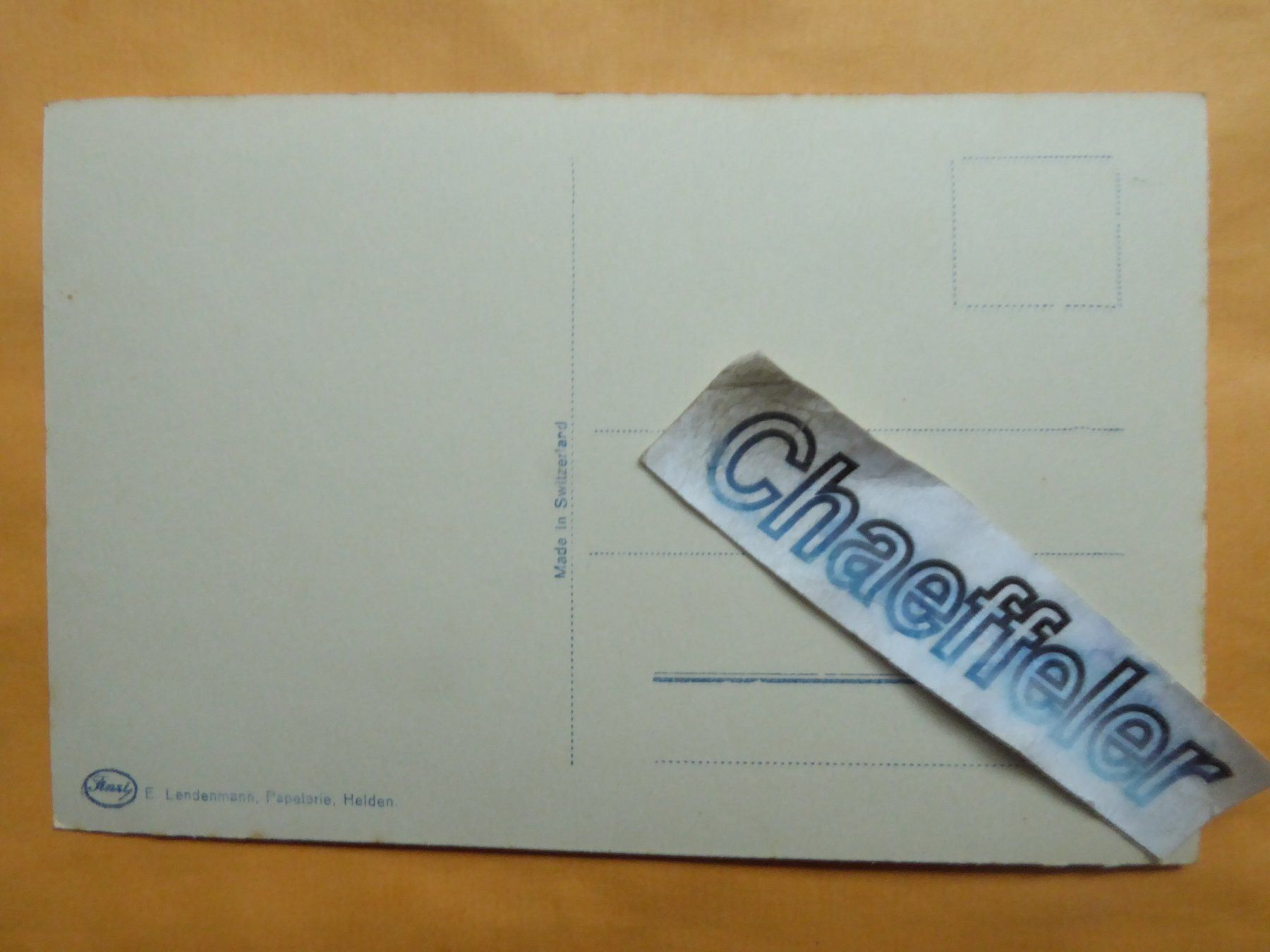 Cartoline postali: 8008 Heiden – Usato da Zürich venduto da Chaeffeler 1
