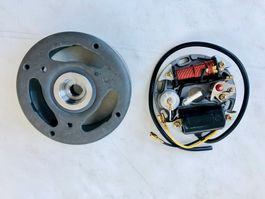 Zündung 6V 17W + Polrad links Set,  Puch X30 Mofa  Töffli