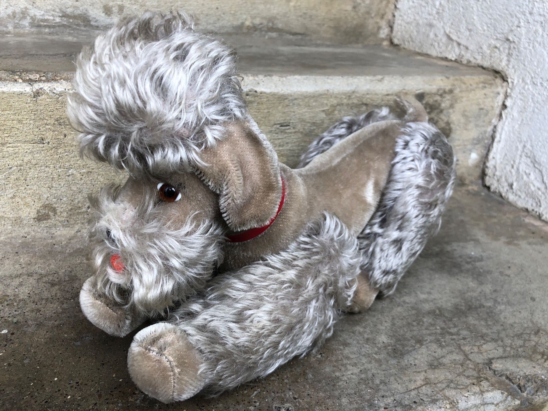 Figuren: Königspudel hund alt beweglich Steiff – Gebraucht aus Reinach AG von rares75