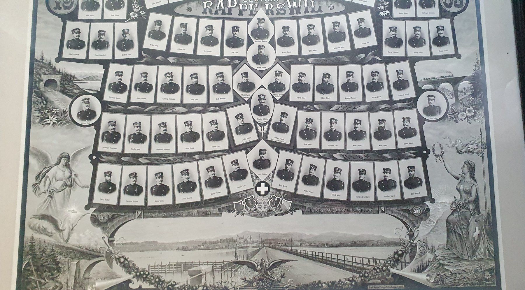 Poster & Bilder: Bild 1908 - Schweizerischer Zugspersonal Verein Rapperswil – Gebraucht aus Kreuzlingen von Rschweiz1 8