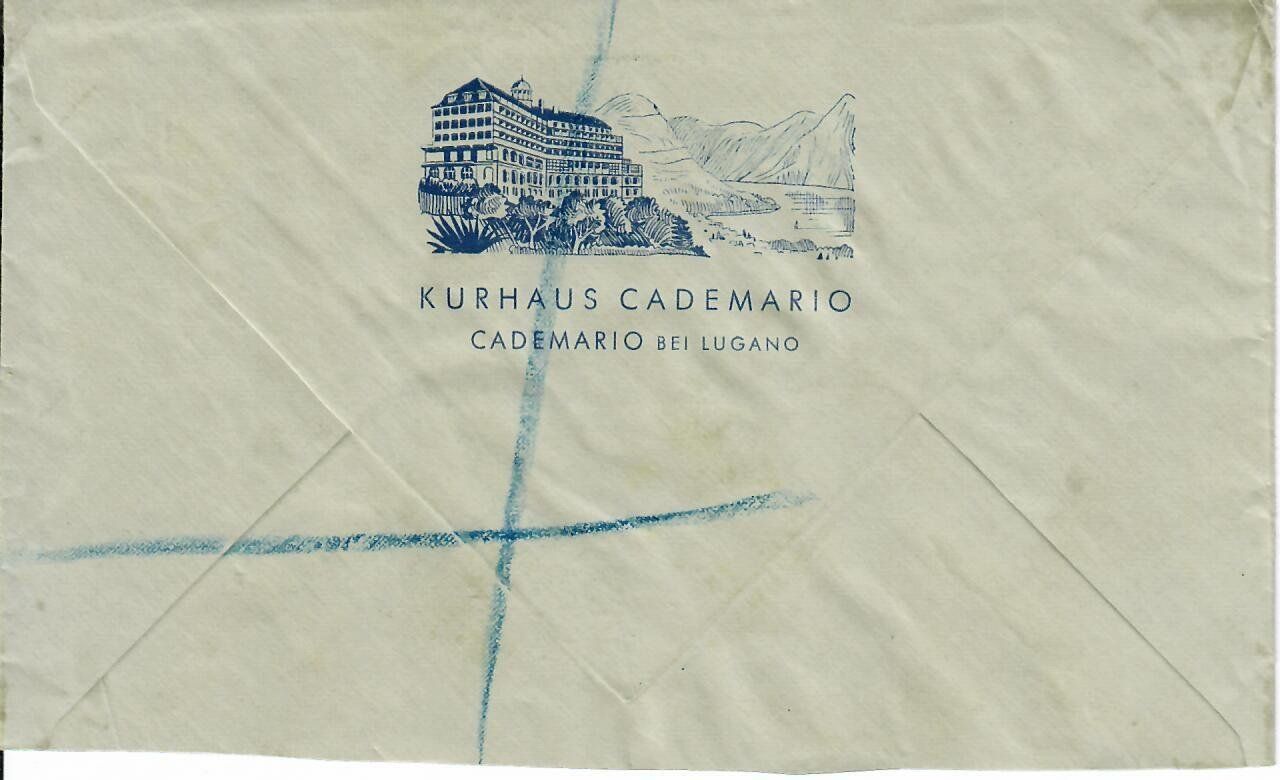 Tutti i francobolli: R - Brief Cademario - PP Satz 1954 – Usato da Hochdorf venduto da Ziegel-16 1
