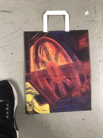 Seltener Migros Sack H.R. Giger Kunst Vintage Alien Sale
