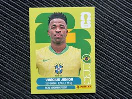 Panini WM World Cup 2026 Vinicius BRA 14 Sticker neu