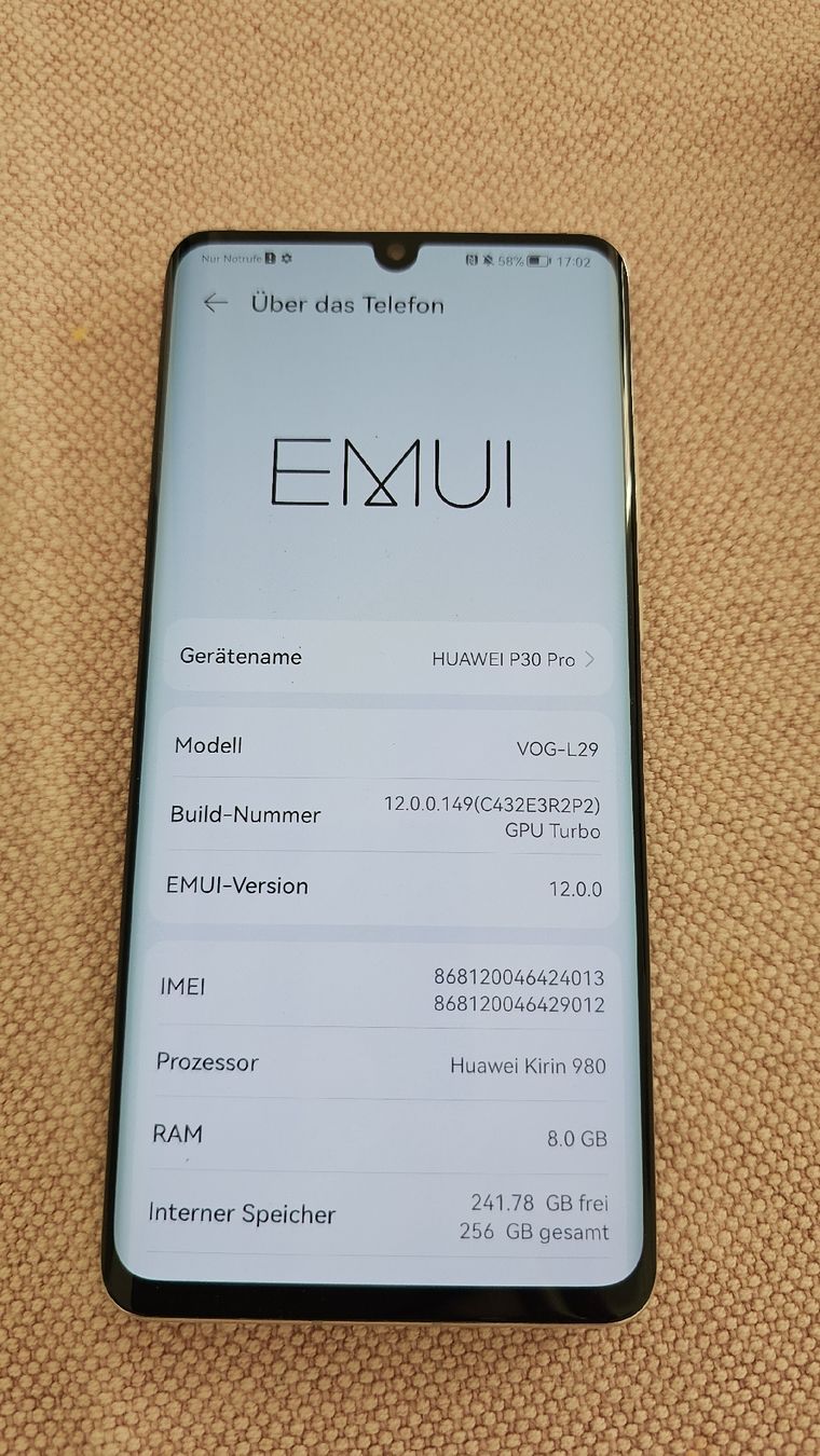 Huawei Telefoni cellulari / Smartphones: Huawei P30 Pro 256GB – Usato da Au ZH venduto da sene336 2
