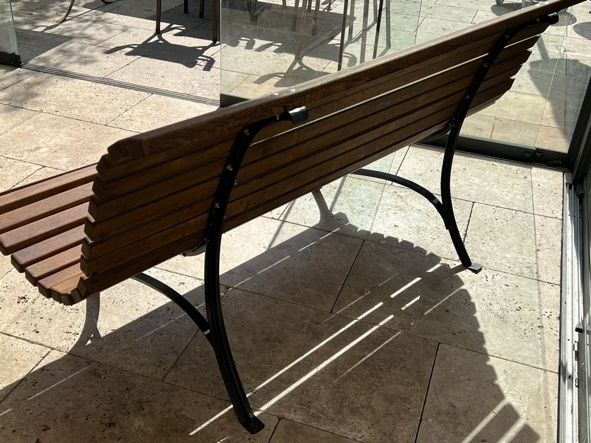 Panchine: Antiker Gartenbank, Hartholz neu – Usato da Wabern venduto da La-Vitrine 7