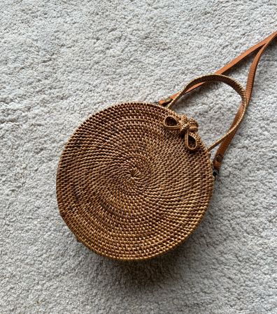 Sac balinais en rotin - panier de Bali